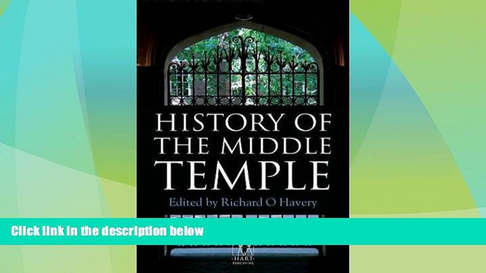 Big Deals  History of the Middle Temple  Full Read Most Wanted