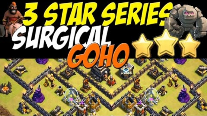 3 Star Series: SURGICAL GOHO Attack Strategy TH 9 with Archers + Healer Lure | Clash of Clans