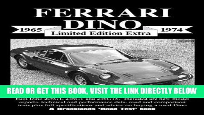 [FREE] EBOOK Ferrari Dino Limited Edition Extra 1965-1974 BEST COLLECTION