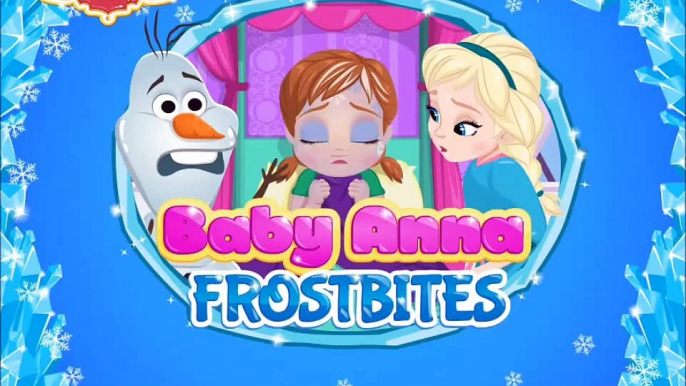 Baby Princess Games-Frozen Baby Anna Frostbites Movie Episode-Fun Doctors Games