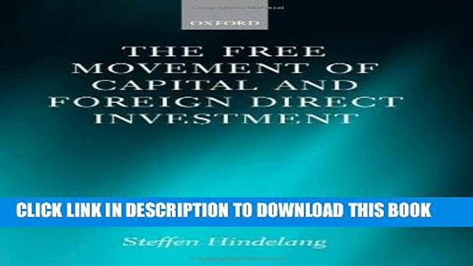 [PDF] The Free Movement of Capital and Foreign Direct Investment: The Scope of Protection in EU