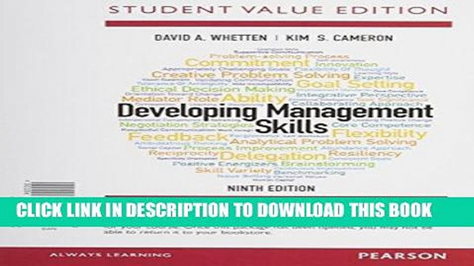 [Ebook] Developing Management Skills, Student Value Edition Plus MyManagementLab with Pearson