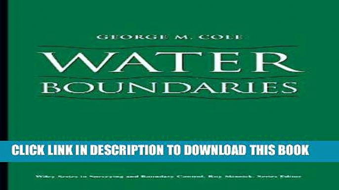 Best Seller Water Boundaries Free Read