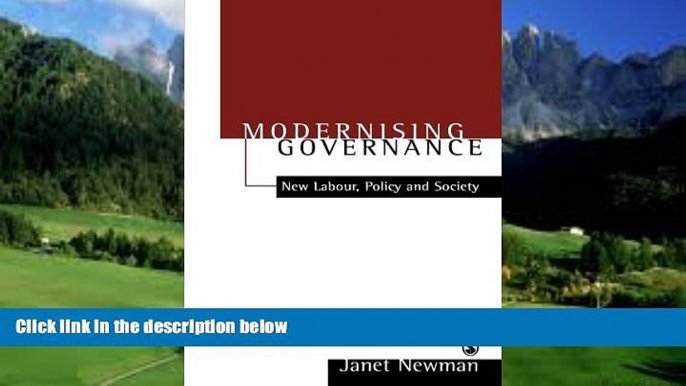 Big Deals  Modernizing Governance: New Labour, Policy and Society  Full Ebooks Most Wanted