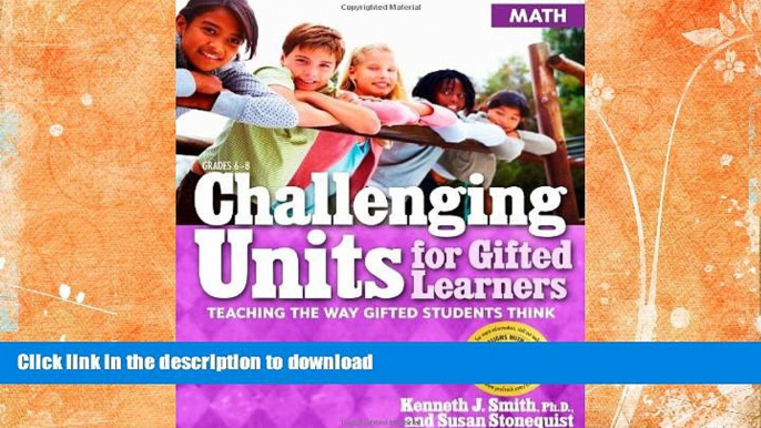 READ  Challenging Units for Gifted Learners: Math: Teaching the Way Gifted Students Think FULL