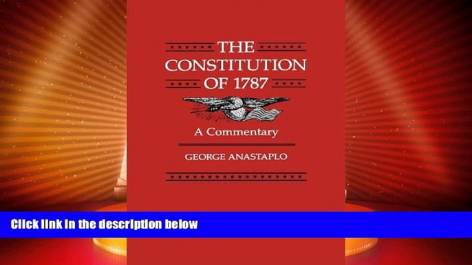 Big Deals  The Constitution of 1787: A Commentary  Best Seller Books Best Seller