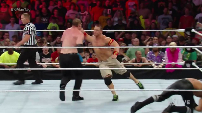 John Cena, Roman Reigns & Chris Jericho vs. Randy Orton, Seth Rollins & Kane: Raw, Sept. 1, 2014