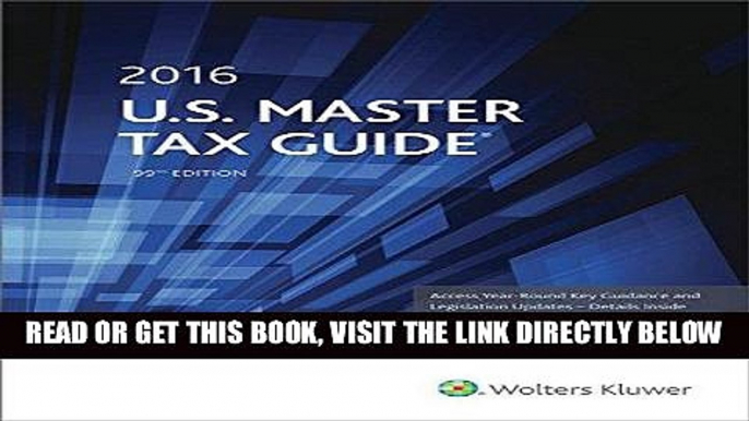 [Free Read] U.S. Master Tax Guide Free Online