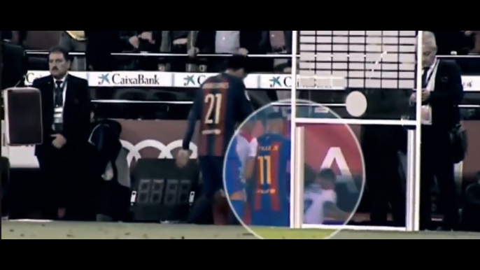 Neymar pushes Ruben Vezo down the stairs after match with Grenada!