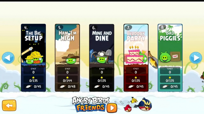 Angry Birds The Big Setup All levels