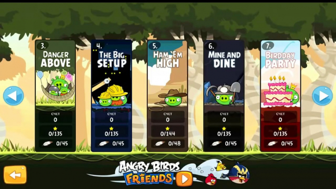 Angry Birds Danger Above All levels