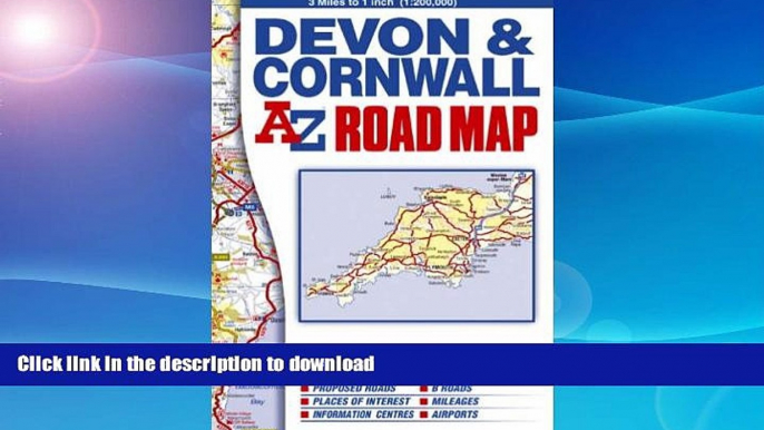 FAVORITE BOOK  Devon and Cornwall Road Map  GET PDF