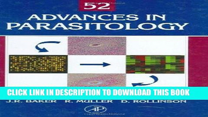 [READ] EBOOK Advances in Parasitology, Vol. 52 BEST COLLECTION