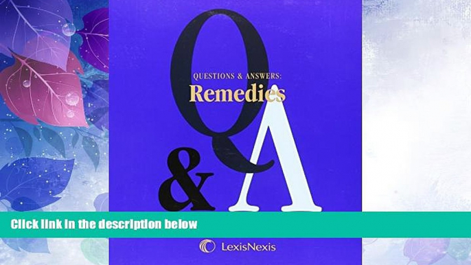 Must Have PDF  Questions and Answers: Remedies (Questions   Answers)  Full Read Most Wanted