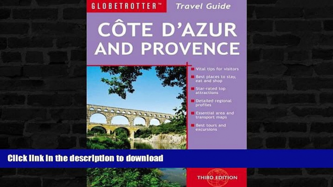 FAVORITE BOOK  Provence and Cote d Azur Travel Pack, 3rd (Globetrotter Travel Packs) FULL ONLINE