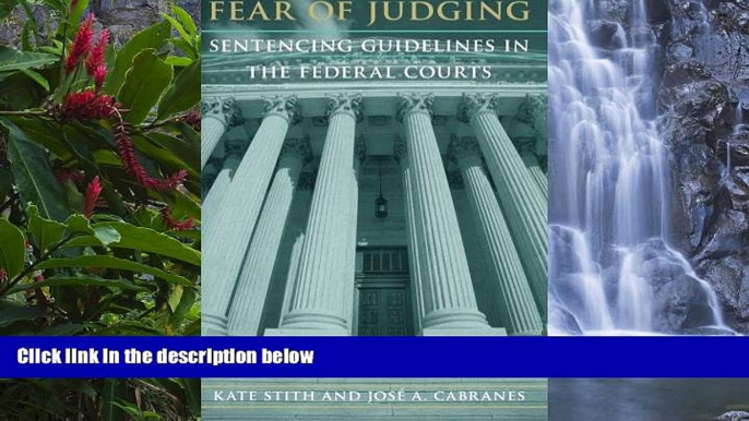 Deals in Books  Fear of Judging: Sentencing Guidelines in the Federal Courts (Chicago Series on