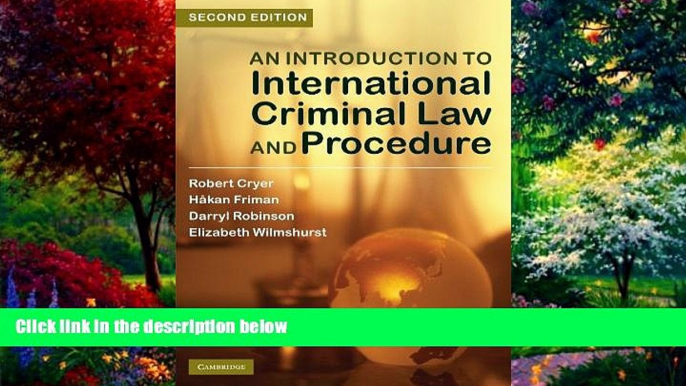 Big Deals  An Introduction to International Criminal Law and Procedure  Full Ebooks Best Seller