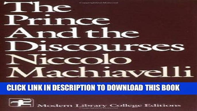 [Free Read] The Prince and The Discourses Full Online