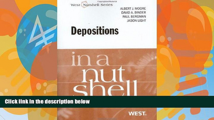 Books to Read  Depositions in a Nutshell (In a Nutshell (West Publishing)) (Nutshells)  Full