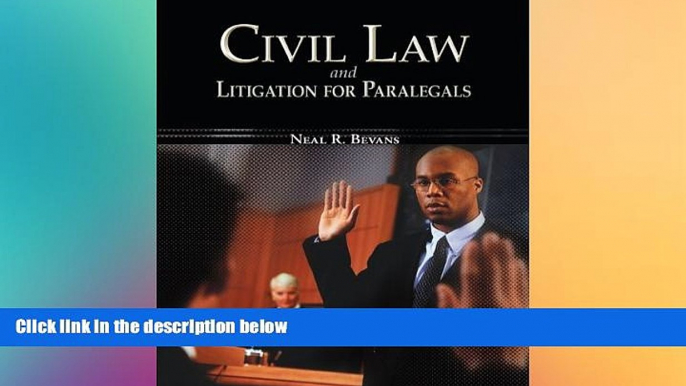 READ FULL  Civil Law   Litigation for Paralegals (McGraw-Hill Business Careers Paralegal Titles)