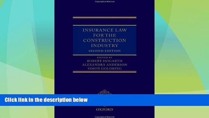 Big Deals  Insurance Law for the Construction Industry  Best Seller Books Most Wanted