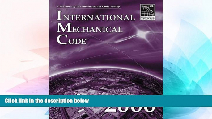 READ FULL  2006 International Mechanical Code (International Code Council Series)  READ Ebook