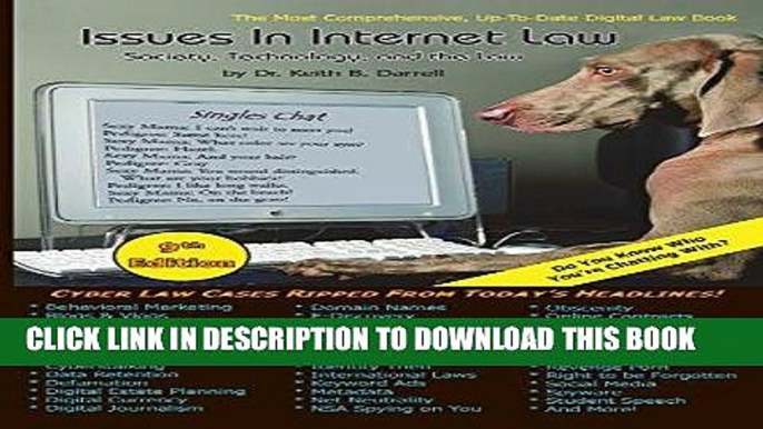 Read Now Issues in Internet Law: Society, Technology, and the Law, 9th Edition PDF Book