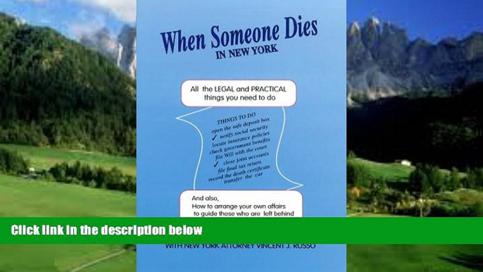 Big Deals  When Someone Dies in New York: All the Legal   Practical Things You Need to Do When