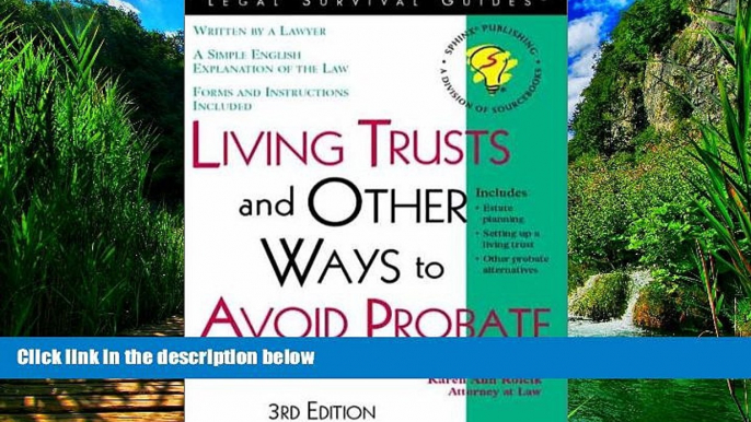 Books to Read  Living Trusts and Other Ways to Avoid Probate (Living Trusts   Other Ways to Avoid