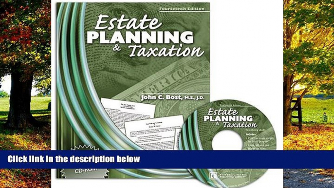 Big Deals  ESTATE PLANNING AND TAXATION W/ CD ROM  Best Seller Books Best Seller