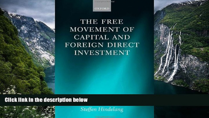 Big Deals  The Free Movement of Capital and Foreign Direct Investment: The Scope of Protection in