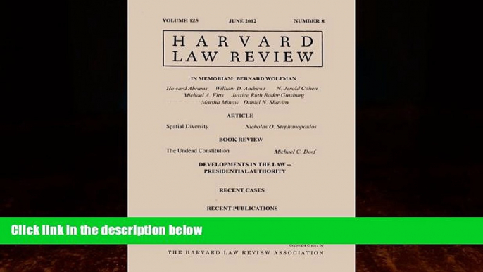 Books to Read  Harvard Law Review: Volume 125, Number 8 - June 2012  Best Seller Books Best Seller