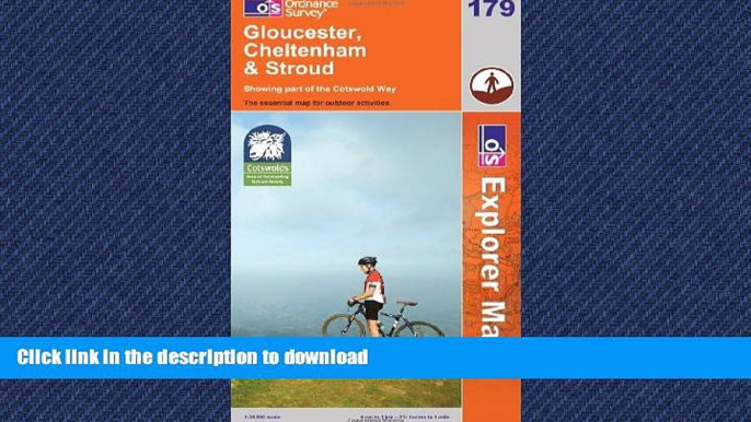 EBOOK ONLINE  Gloucester, Cheltenham and Stroud (Explorer Maps) 179 (OS Explorer Map)  PDF ONLINE