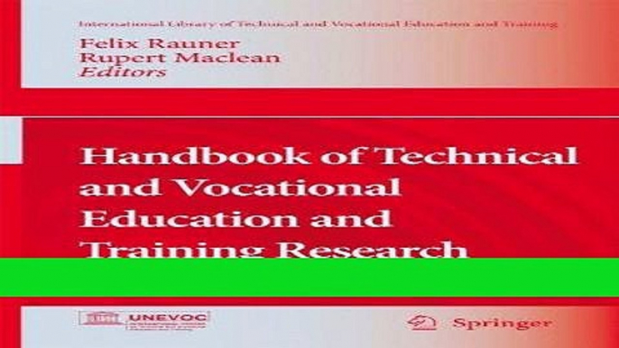 [FREE] EBOOK Handbook of Technical and Vocational Education and Training Research BEST COLLECTION