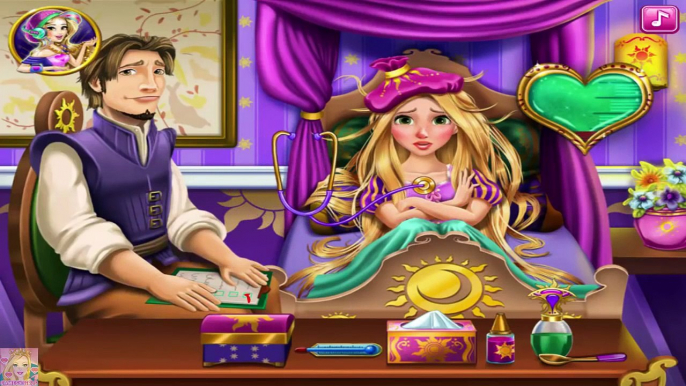 Rapunzel Flu Doctor - Disney Princess Hospital Care Games for Kids  #Kidsgames #Barbiegames