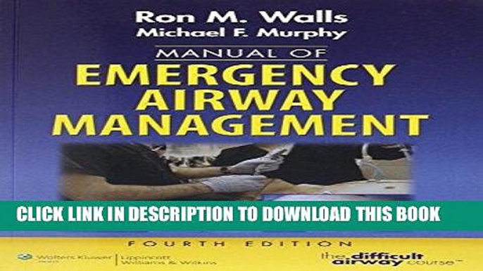 [FREE] EBOOK Manual of Emergency Airway Management BEST COLLECTION