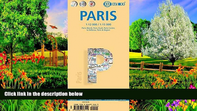 Best Deals Ebook  Laminated Paris Map by Borch (English, Spanish, French, Italian and German