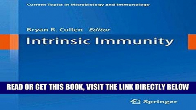 [FREE] EBOOK Intrinsic Immunity (Current Topics in Microbiology and Immunology) ONLINE COLLECTION