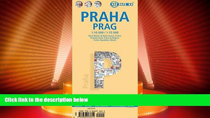 Buy NOW  Laminated Prague Map by Borch (English Edition)  Premium Ebooks Best Seller in USA