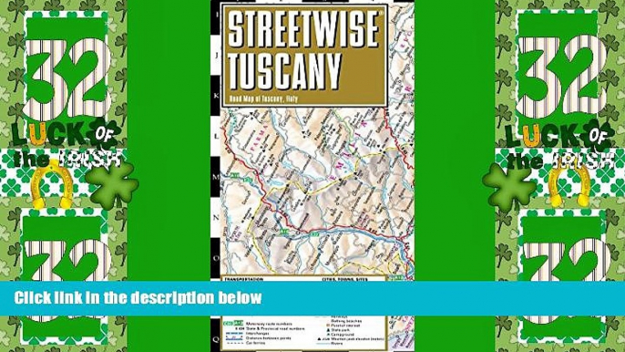 Big Sales  Streetwise Tuscany Map - Laminated Road Map of Tuscany, Italy - Folding pocket size