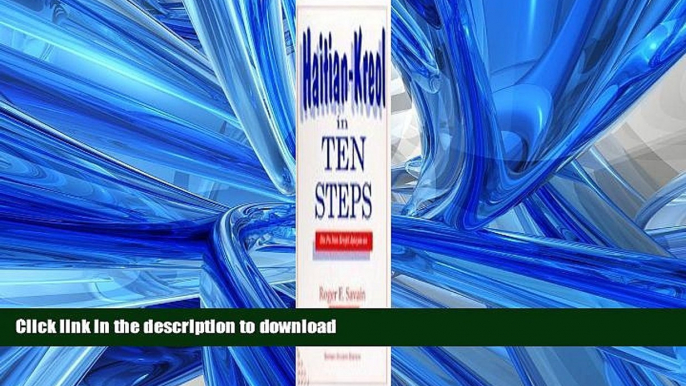 READ THE NEW BOOK Haitian Kreyol in Ten Steps: Dis Pa Nan Kreyol Ayisyen-An READ NOW PDF ONLINE