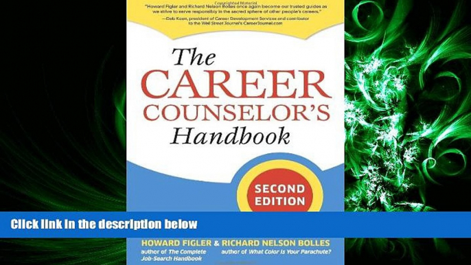 For you The Career Counselor s Handbook