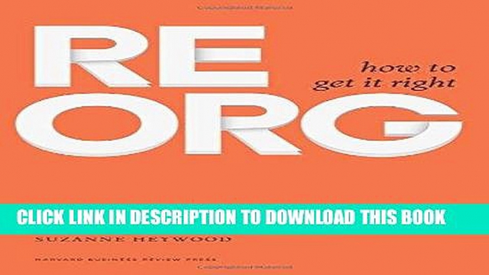 [New] Ebook ReOrg: How to Get It Right Free Online