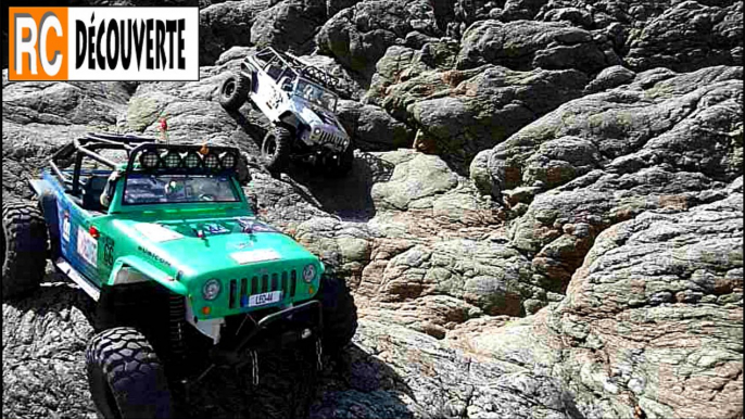 Modélisme Bretagne : 2 Scale Crawler 4x4 sur Falaises Rochers Dinard