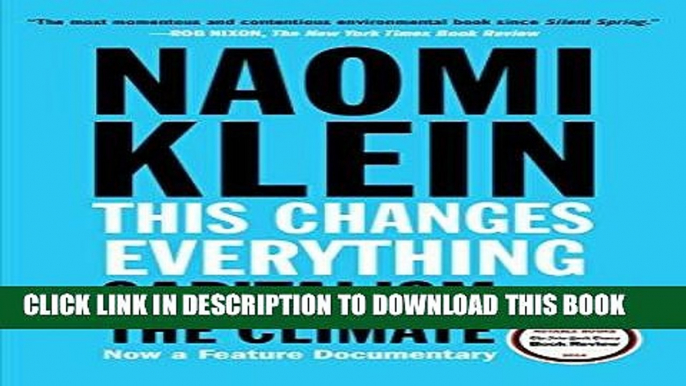 [FREE] EBOOK This Changes Everything: Capitalism vs. The Climate BEST COLLECTION