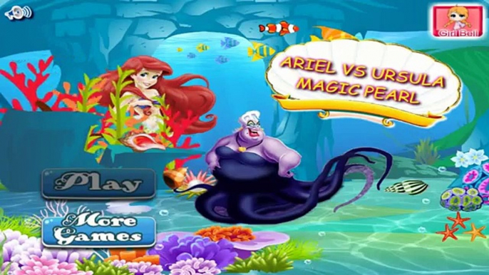 Ariel Vs Ursula Magic Pearl | Disney Princess Games | Best Baby Games For Kids