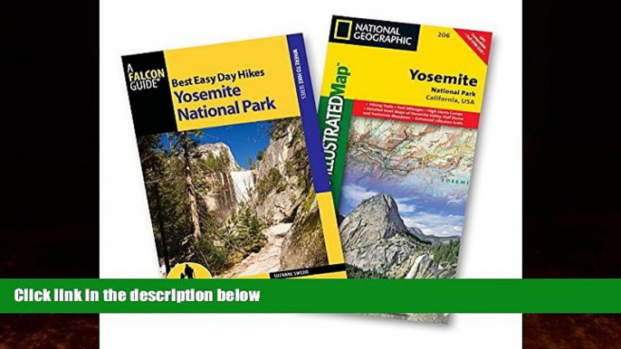 Big Deals  Best Easy Day Hiking Guide and Trail Map Bundle: Yosemite National Park (Best Easy Day