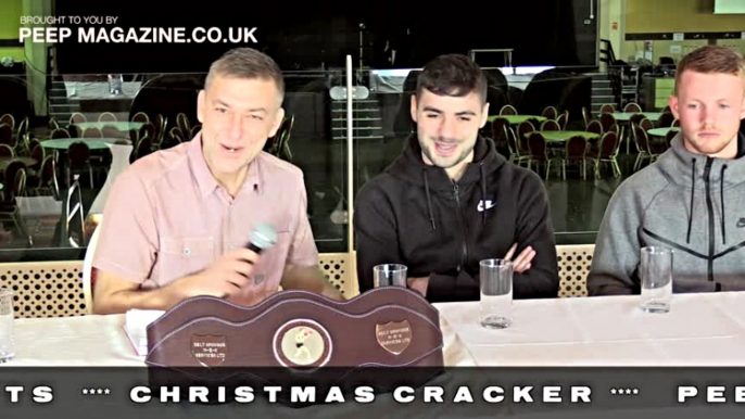 FULL PRESS CONFERENCE   **CHRISTMAS CRACKER**  PEEP MAGAZINE