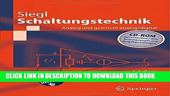 Read Now Schaltungstechnik - Analog und gemischt analog/digital: Entwicklungsmethodik,