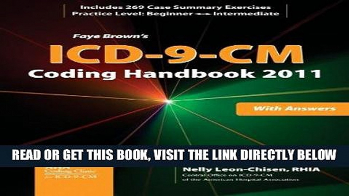 [READ] EBOOK ICD-9-CM Coding Handbook, With Answers, 2011 Revised Edition (ICD-9-CM CODING